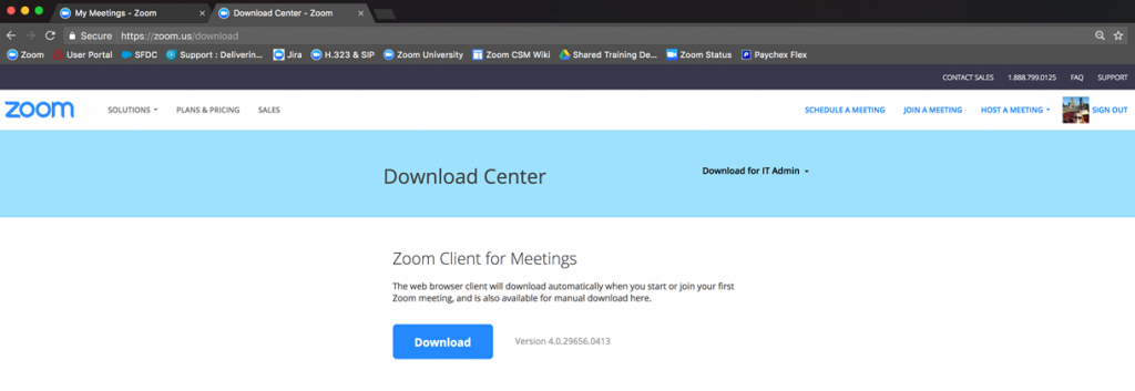 Zoom Download Center
